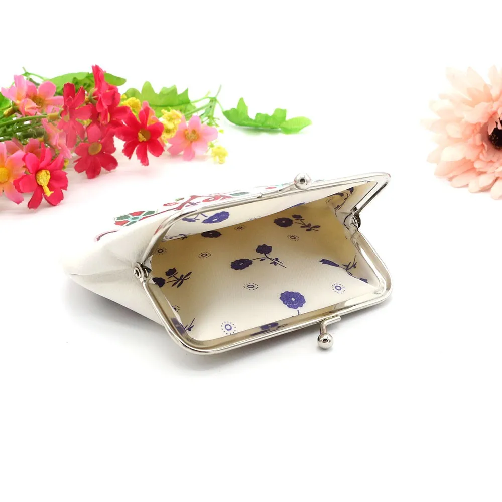 

MAIOUMY Women Clutch Bag 2021 Lady Retro Vintage Embroidery Owl Leather Small Wallet Portable Travel Wash Makeup Hasp Purse