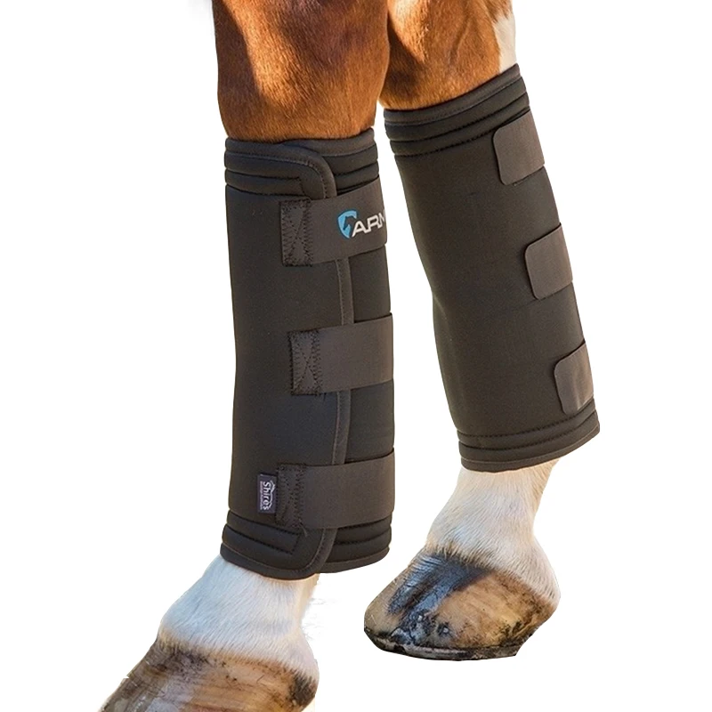 Equine Ice Compress Horse Boots usage for reliving pains and preventing up horse leg Muscle everyday Equestrian Equipments