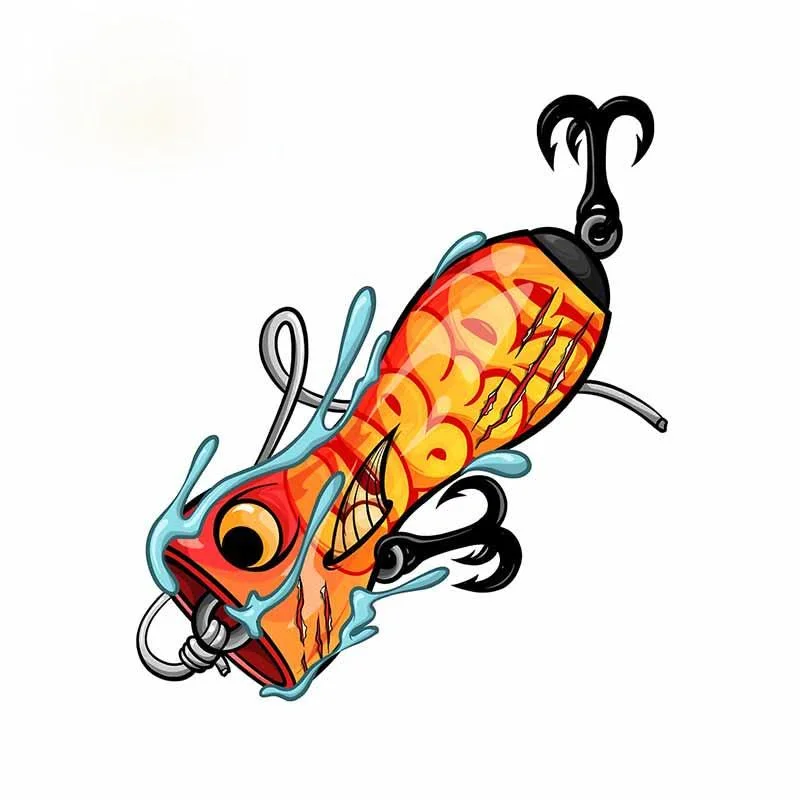 

Car Stickers, Motorcycle Decalsfor Popper Cubera Fish Lure Decorative Accessories,to Cover Scratches Waterproof PVC.13cn*11cm