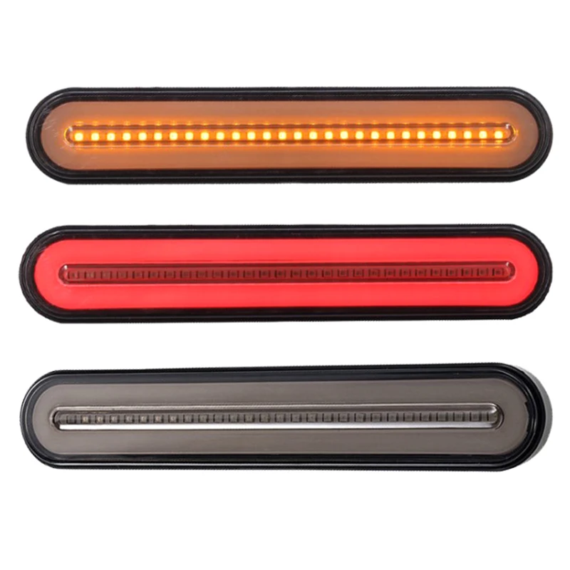 

1x 100-LED Flowing Reverse Brake Turn Signal Rear Tail Light Car Truck Trailer