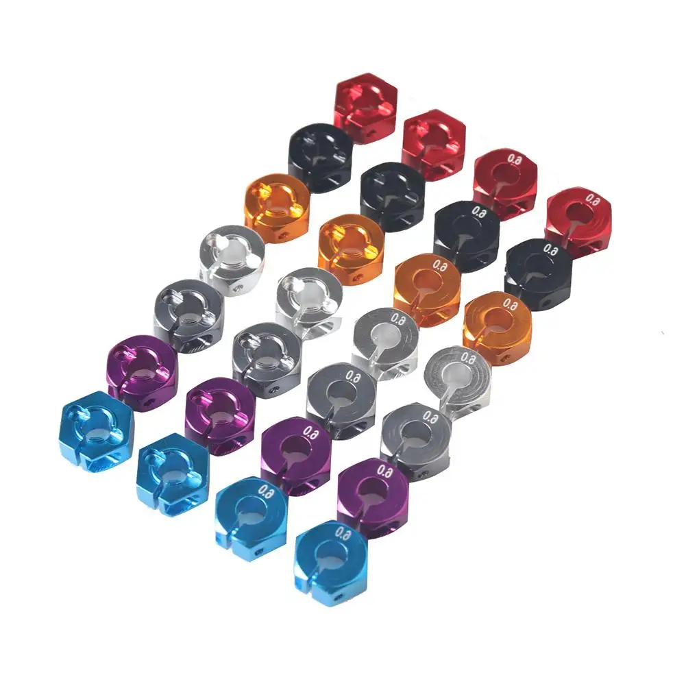 Алюминиевые шестигранные монтажные штифты для колеса обновленные детали 1/10