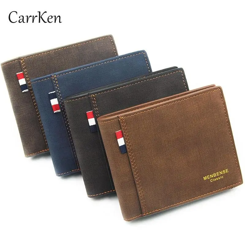 

Men's Wallet Retro Short Wallet Three- Fold Credit Card Holder Crash Bandicoot Male Youth Thin Men Purse 2021 New Mortal Kombat