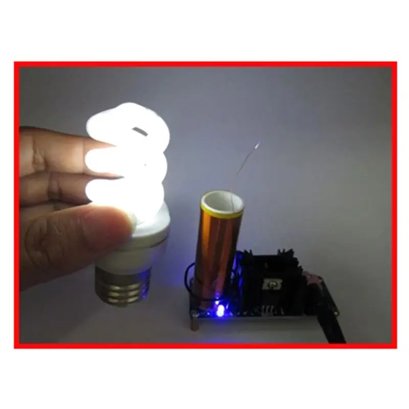 

DIY Mini Music Tesla Coil Kit DC 15-24V 15W Plasma Speaker Wireless Transmission
