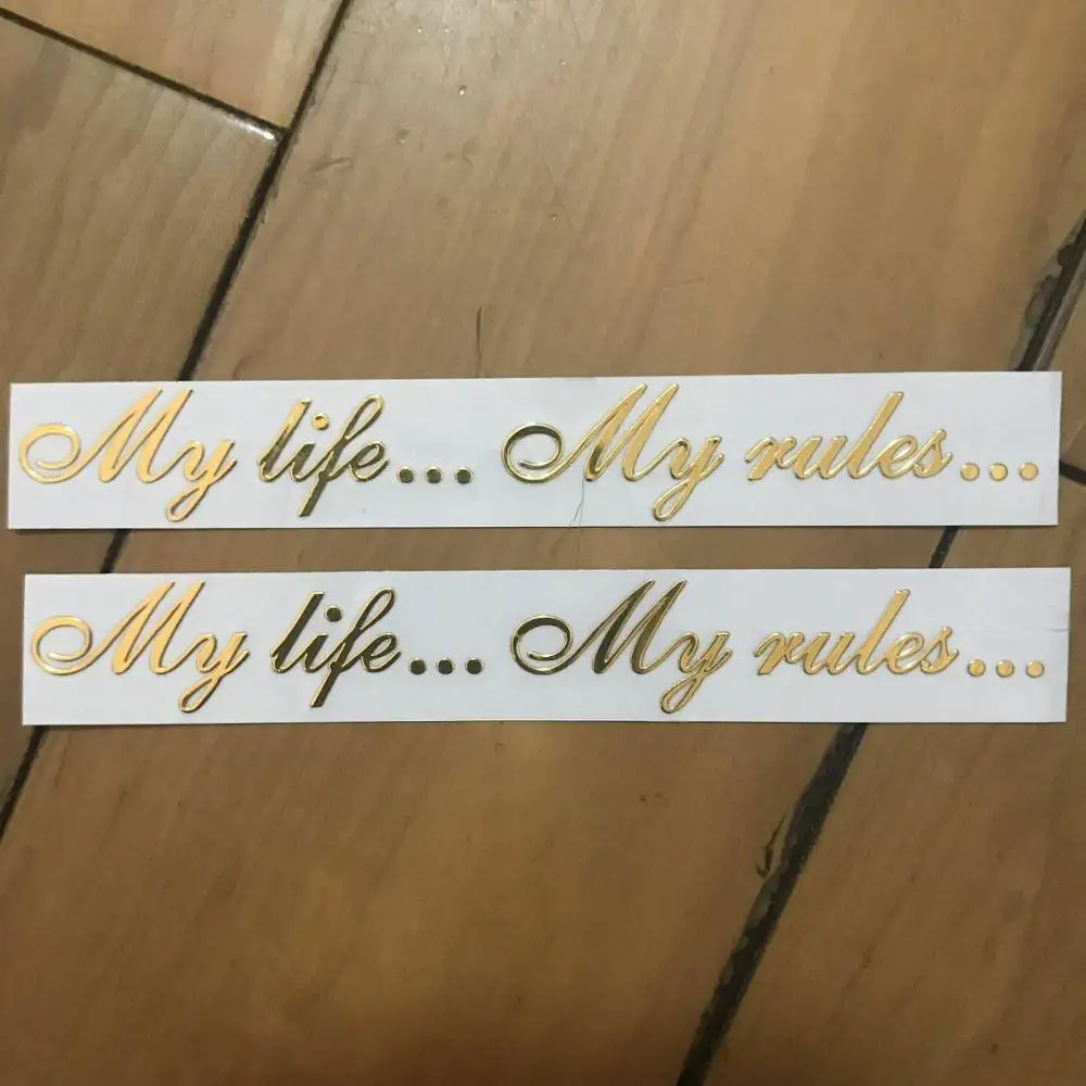 MT-72 свою жизнь мои правила 3D Классный Логотип стайлинга автомобилей стикеры