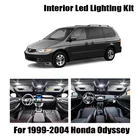 15 лампочек, белый внутренний светодиодный потолочный светильник для автомобильной карты, подходит для 1999-2001 2002 2003 2004 Honda Odyssey грузовой зеркальный номерной светильник