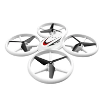 foldable remote control inoo flying 6ch brushless ufo drone orbit round flying toy hand controlled white colour for kid