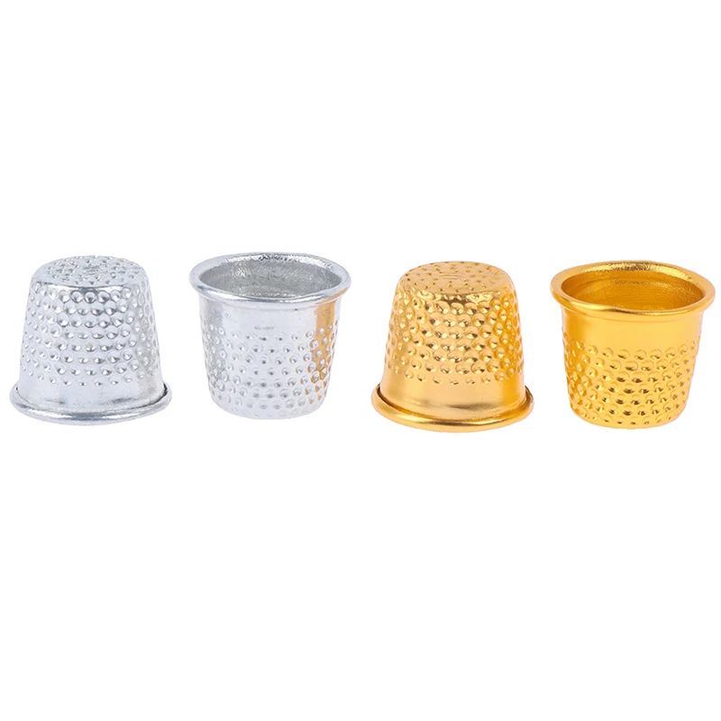 Швейные наперстки серебристого и золотого цвета 4 шт. аксессуары для