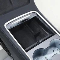 car center armrest storage box compatible for 2021 tesla model 3 model y car accessories center console organizer tray