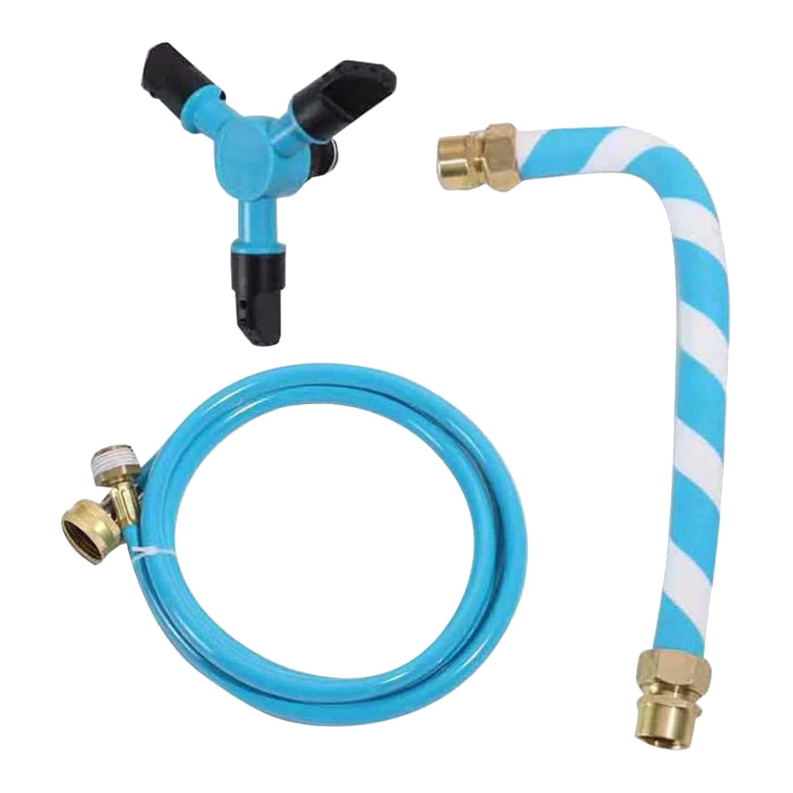 

Rotating Trampoline Sprinkler Kit Outdoor Garden Summer Water Games Sprayer Toy Nozzle Pipe Trampoline Sprinkle Accessories