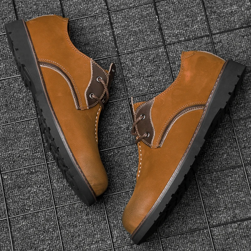 

Men Shoes Fashion Male Sneakers Casual Street leather Men Shoes Brand Man Footwear Business Work Shoes