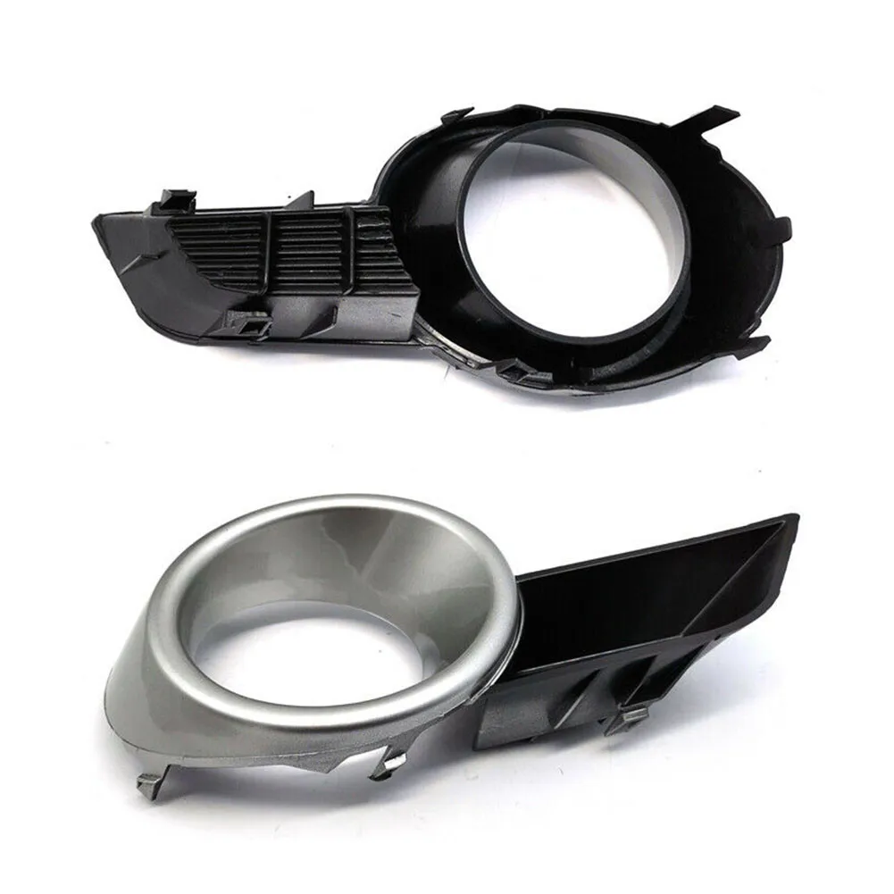 

2pcs Front Bumper Fog Light Chrome Garnish For 09 10 11 Highlander Car Lights Shade Frame Trim Cover Styling Fog Lamp Shade