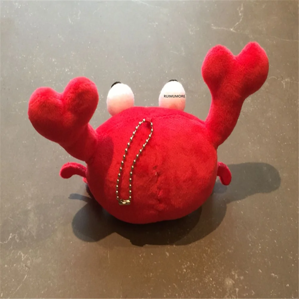 100 шт. оптом около 10 см Крабом плюшевые игрушки мягкие животные брелок для ключей