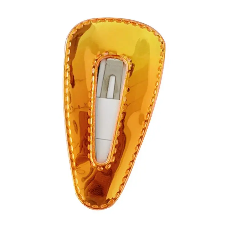 Милые полые треугольные BB заколки для волос женщин и девочек голографическая