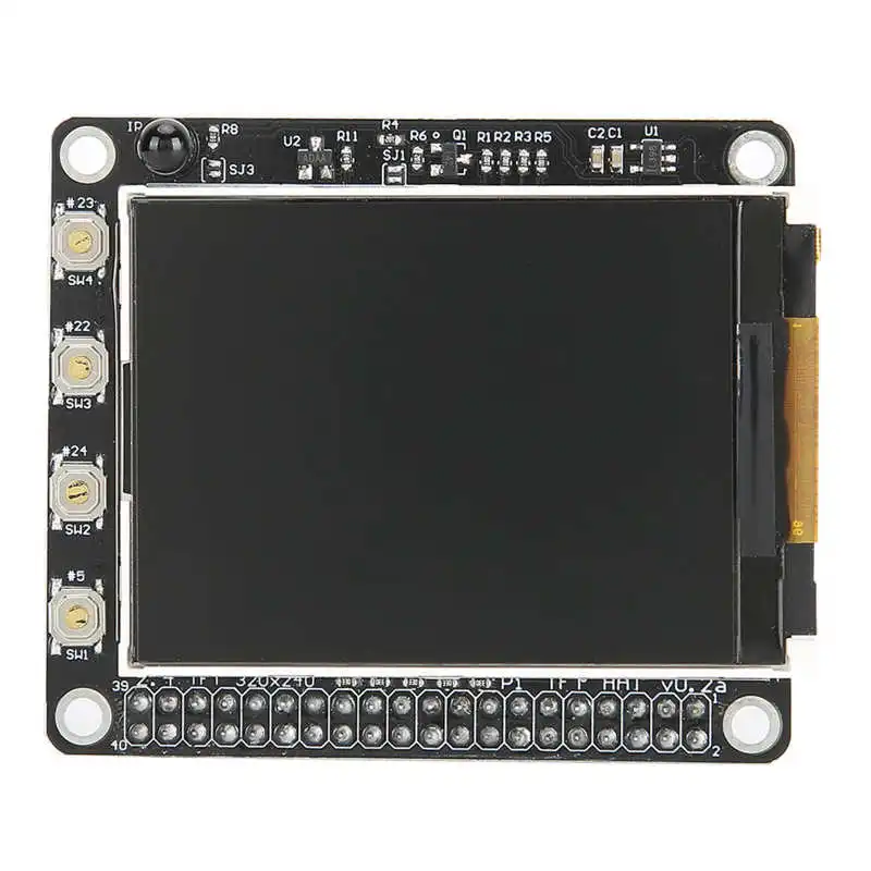 ЖК-сенсорный экран TFT мини-дисплей для Raspberry Pi 4B 3B 2B + A 2 4 дюйма 320x240 | Электроника