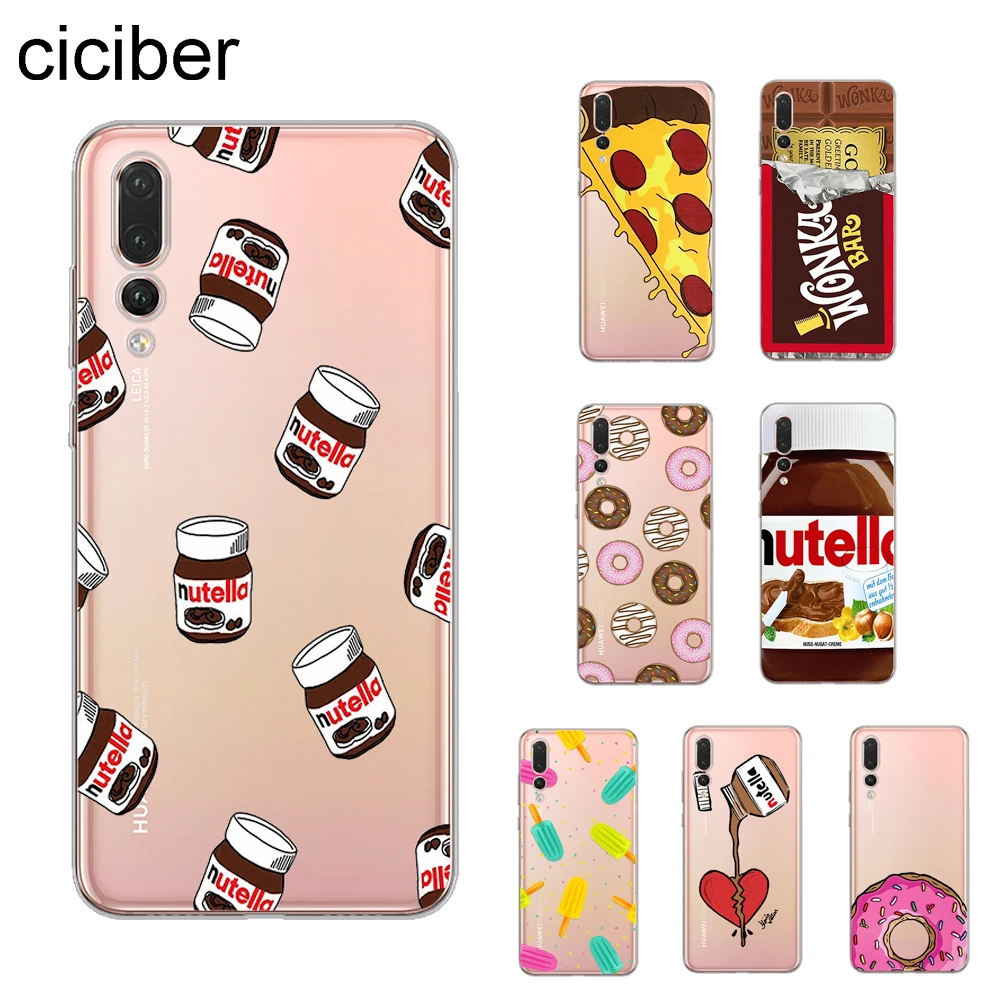Ciciber шоколадный чехол с пончиками для Huawei P30 P20 P10 P9 P8 Lite Pro Plus 2017 P smart 2019 чехлы