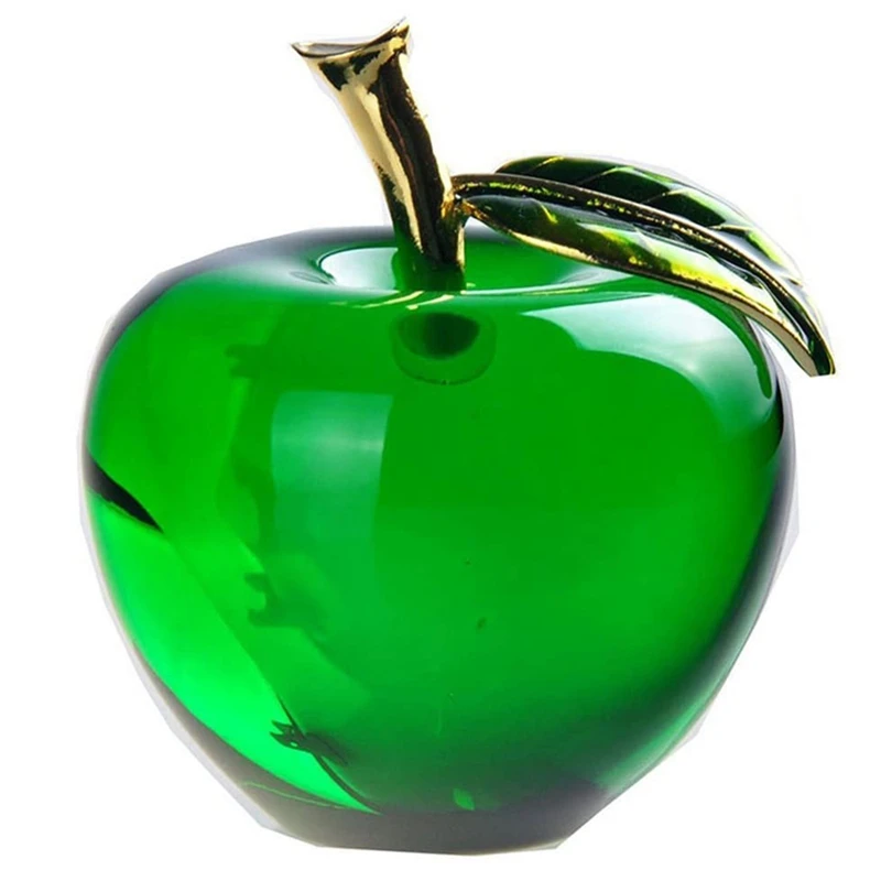 Хрустальное яблоко пресс-папье красивые поделки искусство и Коллекция