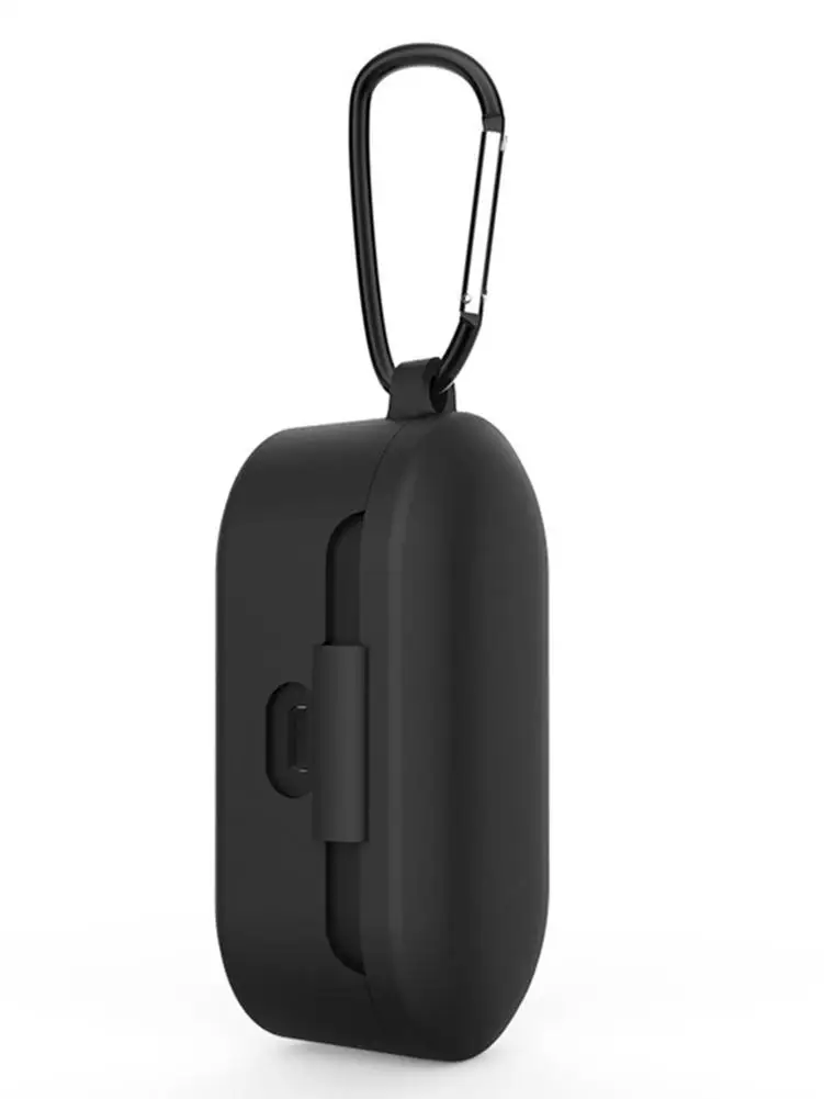 

Wireless Bluetooth Headset Silicone Case For QCY T1S Drop-proof Storage Box Earphone Case Protective Cover Accessory