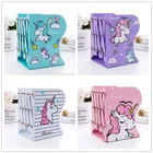 Складная металлическая полка с изображением единорога, для детей