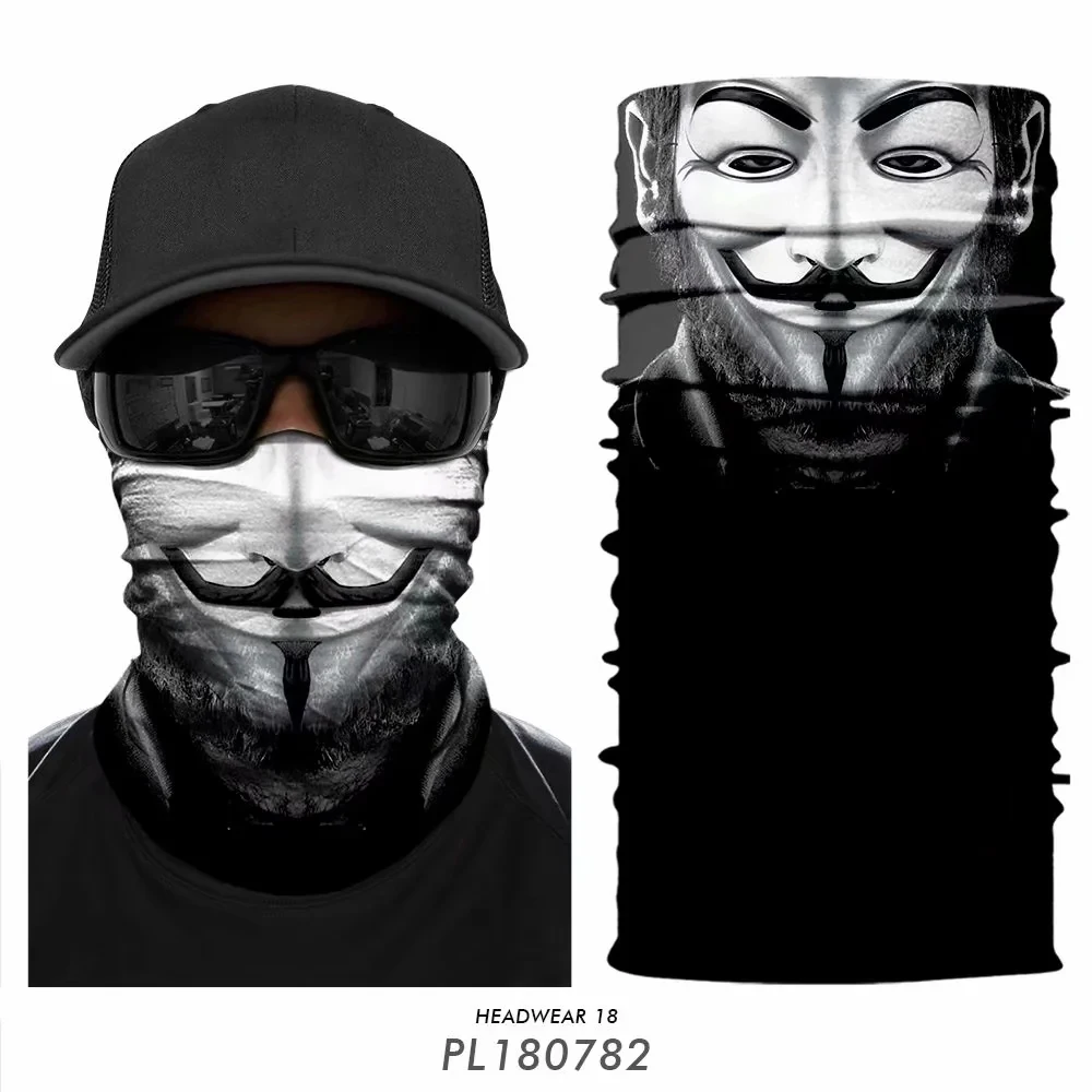 Анонимная маска для лица велосипедная шея бандана Braga Cuello Mascarillas повязка на