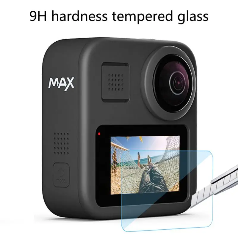 Защитное закаленное стекло для объектива спортивной камеры GoPro Max | Электроника