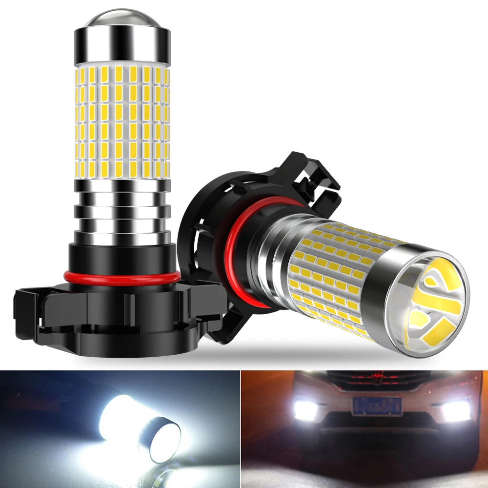 2x светодиодный лампы 5202 H16 H8 H9 H11 9006 9005 противотуманная фара для BMW E46 E91 E90 E34 E60 E39 F10