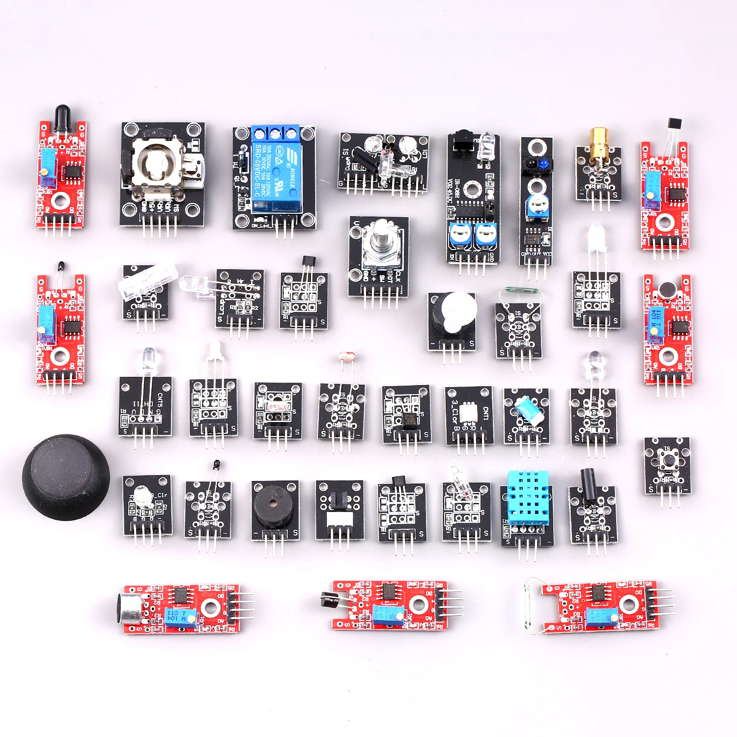 37pcs Sensor Kit Compatible with Arduino Starter Storage Case 37-in-1 Module | Инструменты