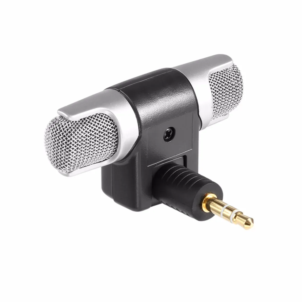 

Mini 3.5mm Jack Microphone Stereo Microphone For Recording Mobile Phone Studio Interview Microphone For smartphone For iPhone