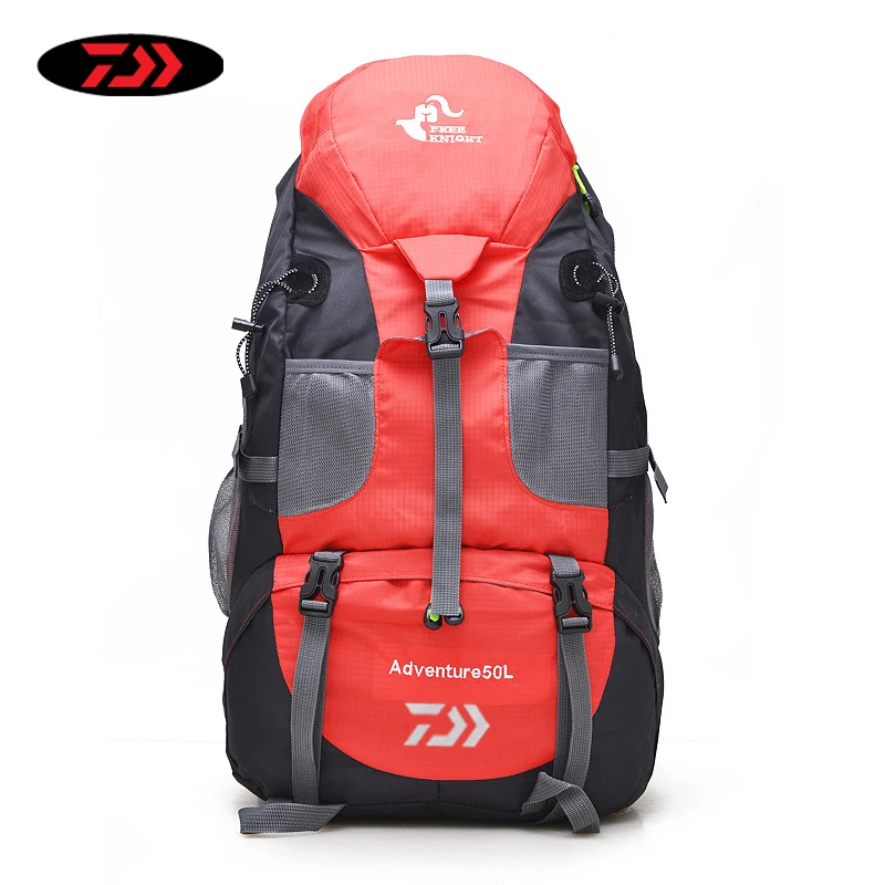 

Daiwa Men and Women Fishing Outdoor Backpack Fashion Sports Backpack Men and Women Riding Travel Mountaineering Fishing Bag 50L