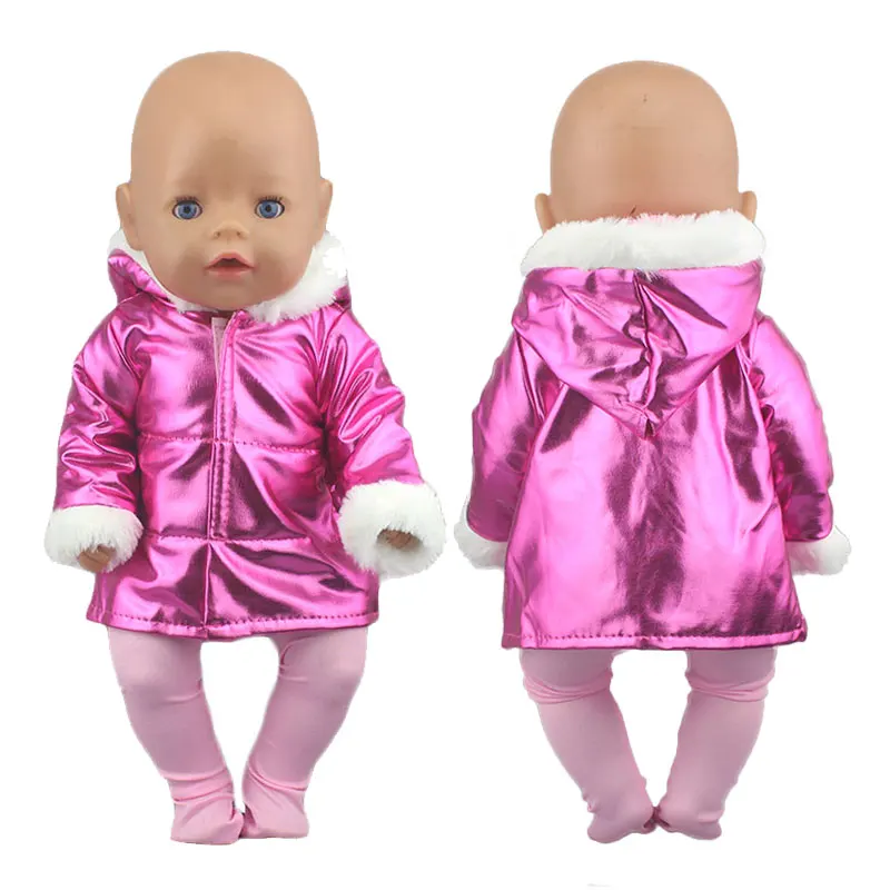 

2020 New Down Jackets Suit Fit For 43cm Baby Born Doll 17inch Born Babies Doll Clothes and Accessories