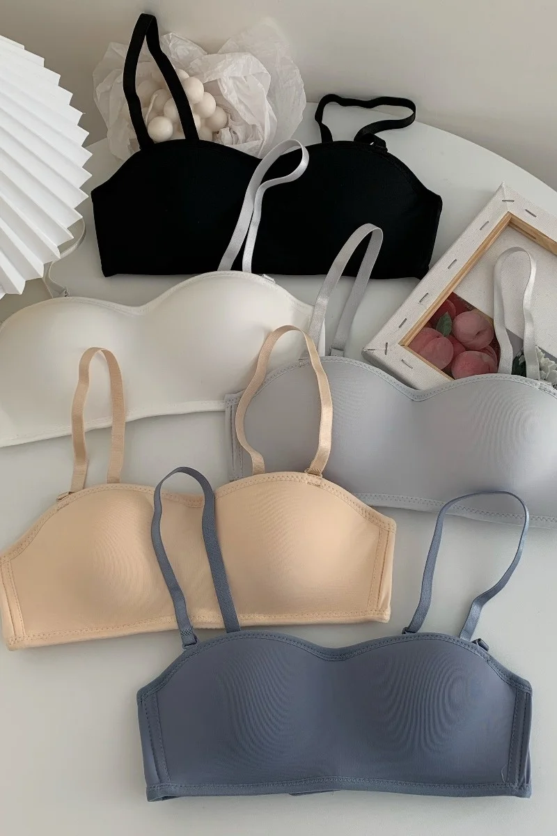 Бюстгальтер со стальными кольцами женская одежда комбинированный нескользящий