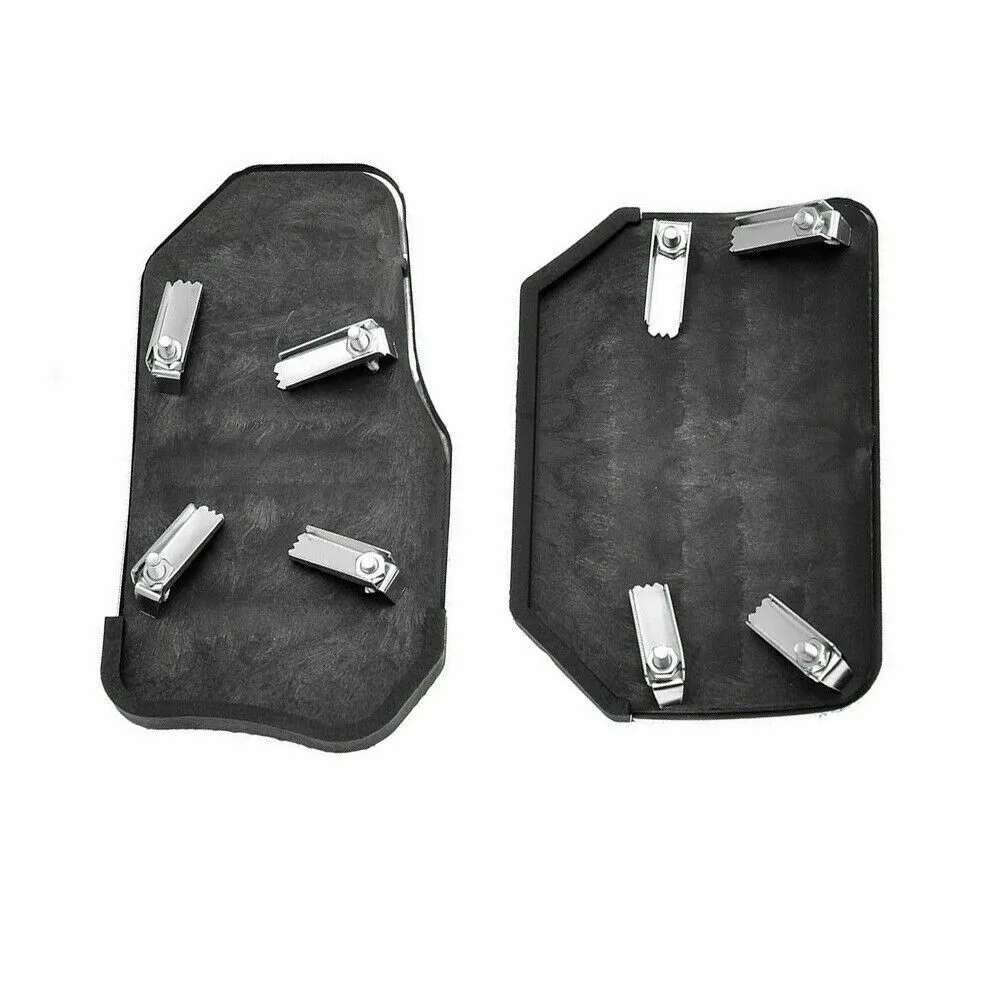 

Manual Car Foot Pedal Silver Decor 1 Set Accelerator Aluminium Alloy + PVC