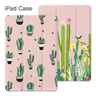 Чехол С КАКТУСОМ для iPad Pro 11, чехол 2020 10,2 8th Air 4 Mini 5 с держателем для карандашей 7th 6th Pro 12,9, чехол для Air 2 10,5 Air 3