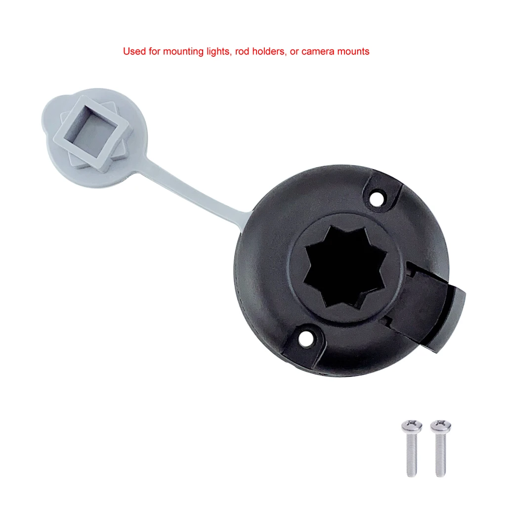 

4PCS Canoe Kayak Star Mount Base Inflatable Boat Sea Fishing Rod Support Holder Pole Rack Mount Base Tackle Fishing Kit