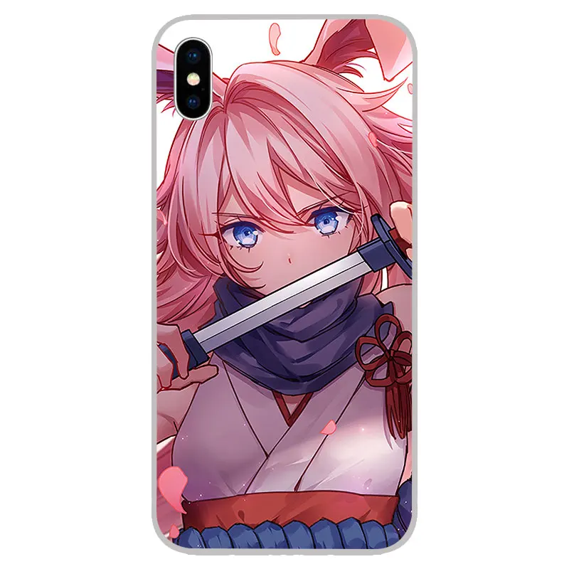 Yae Sakura Silicone Soft TPU Cases Covers For iPhone 11 Pro XS Max X XR 8 7 6S Plus 5S SE 4S Silicon Case Cover |