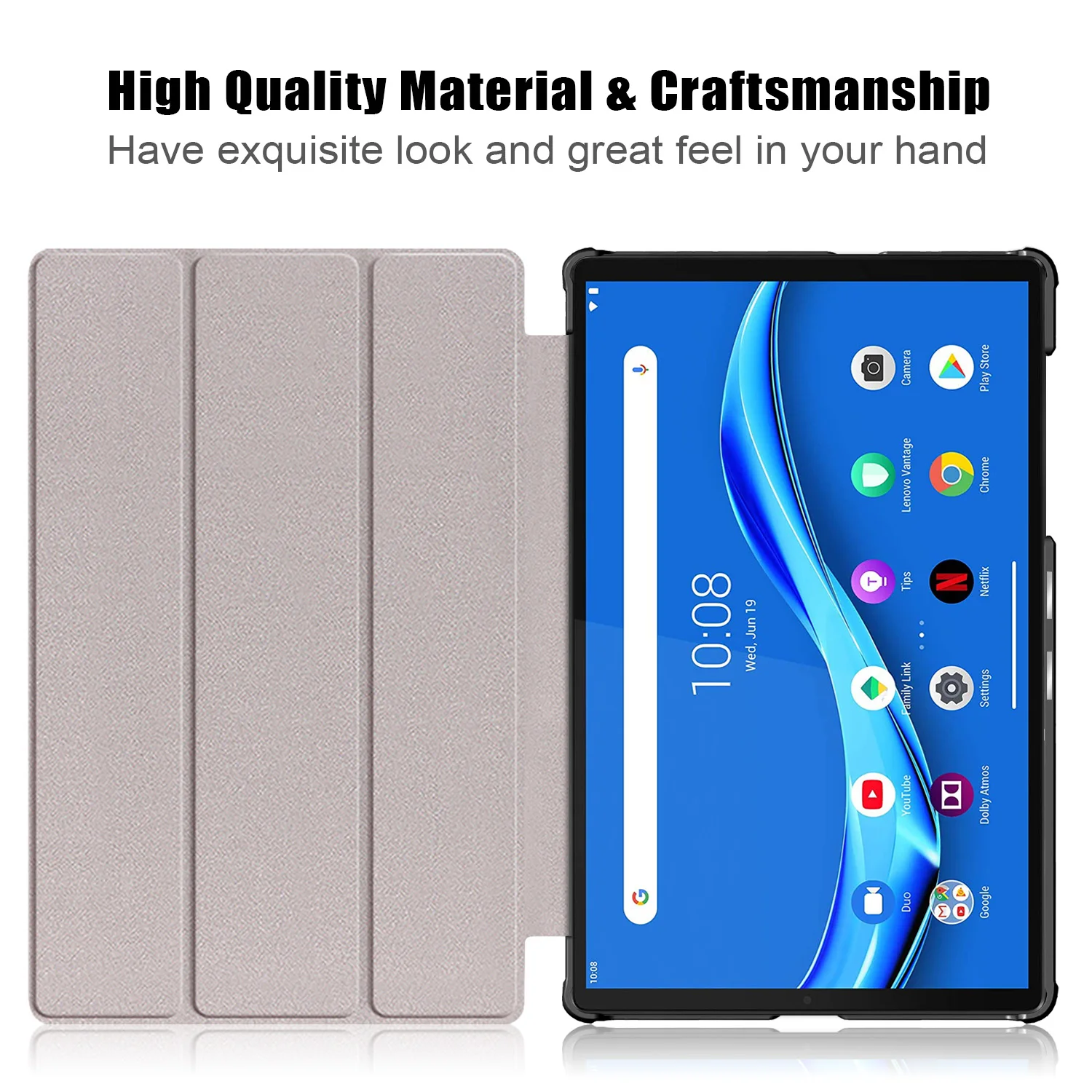 

Ultra Slim Case for Lenovo Tab M10 HD(2nd Gen) TB-X306X FHD Plus TB-X606F TB-X605F Shakeproof Tablet Coque Fundas Case with Pen