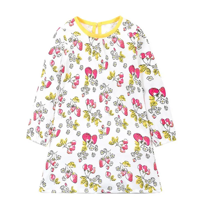 Лидер продаж Детские платья для девочек Принт с животными Популярный дизайн