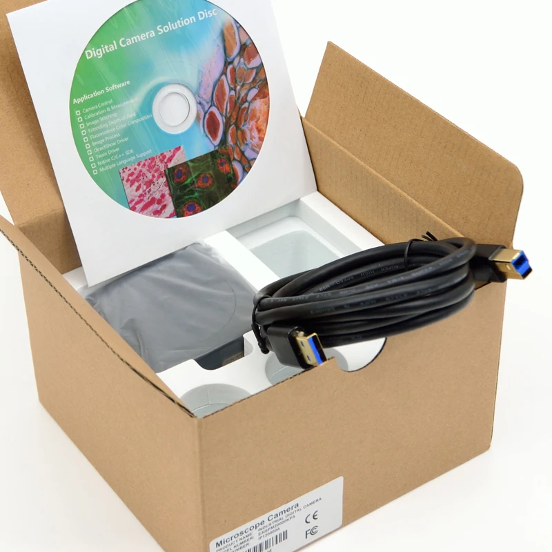 Высокочувствительный флуоресцентный микроскоп FYSCOPE 9M SONY IMX305 USB3.0 для темного поля