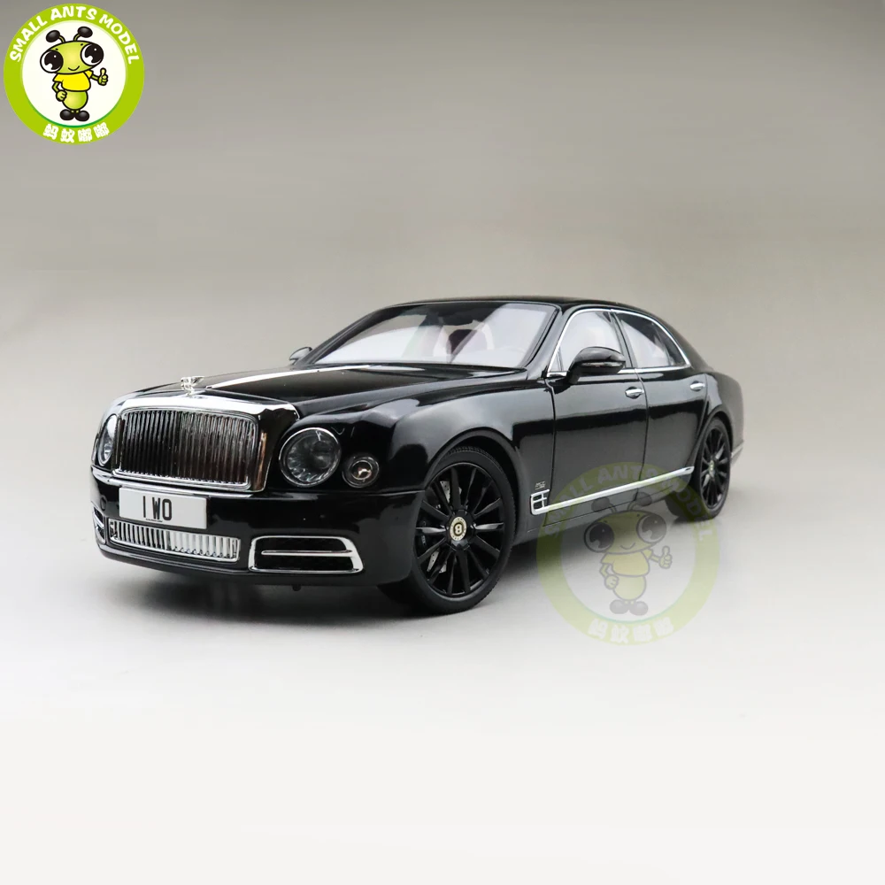 1/18 Почти настоящий Mulsanne W.O. Литой металлический модельный автомобиль подарок