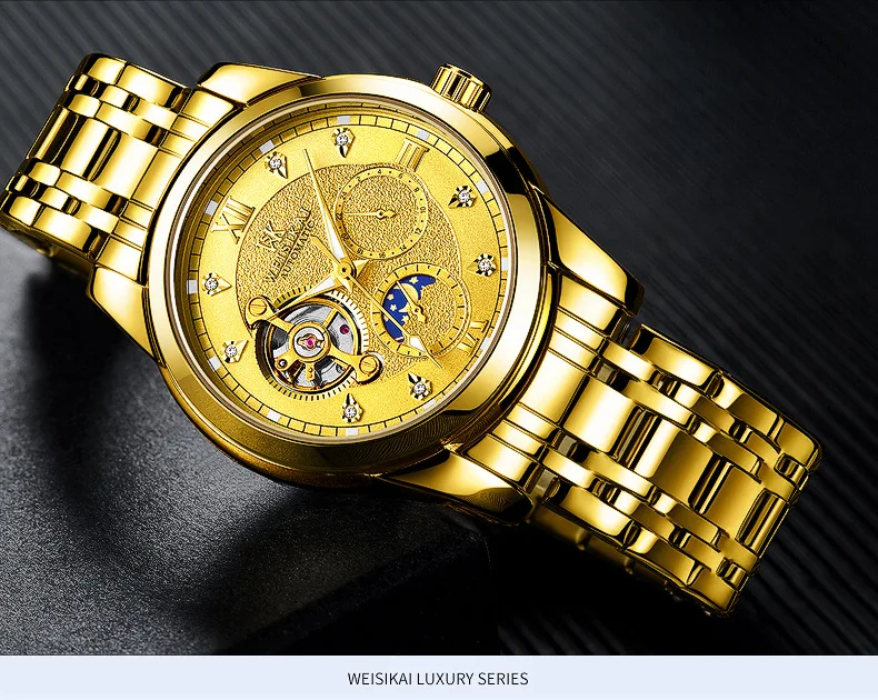 

R180 Top Men Watches Luxury Famous Brand Men Stainless Steel Mesh Calendar Watch Men Business Luminous Quartz Watch Relogio
