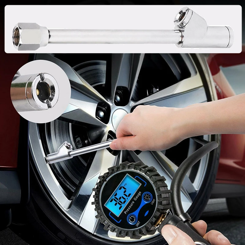 

Useful Inflatable Tool Air Inflator 1/4" Compressor Metal Silver Chuck