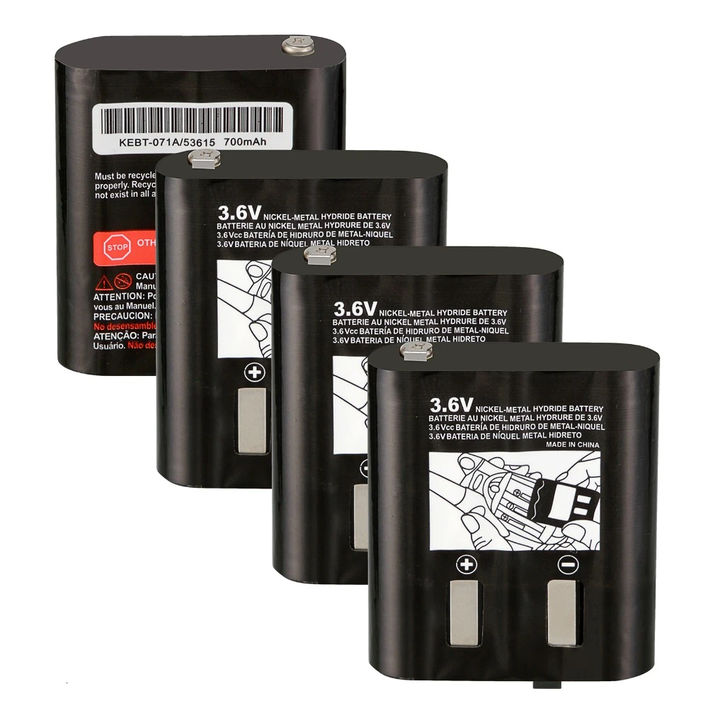 4 пачки локоны волос rechargerbale батарея 700 мАч для Motorola KEBT-071-D KEBT-071-C KEBT-071-B KEBT-071-A 53615 |