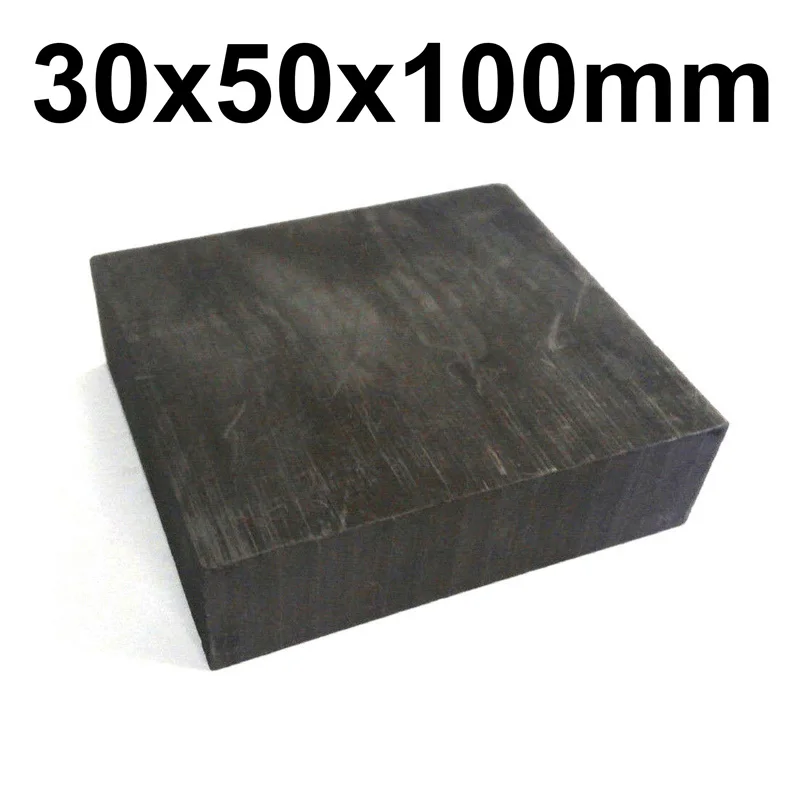 

30 мм x 50 мм x 100 мм графитовый блок лист пустой