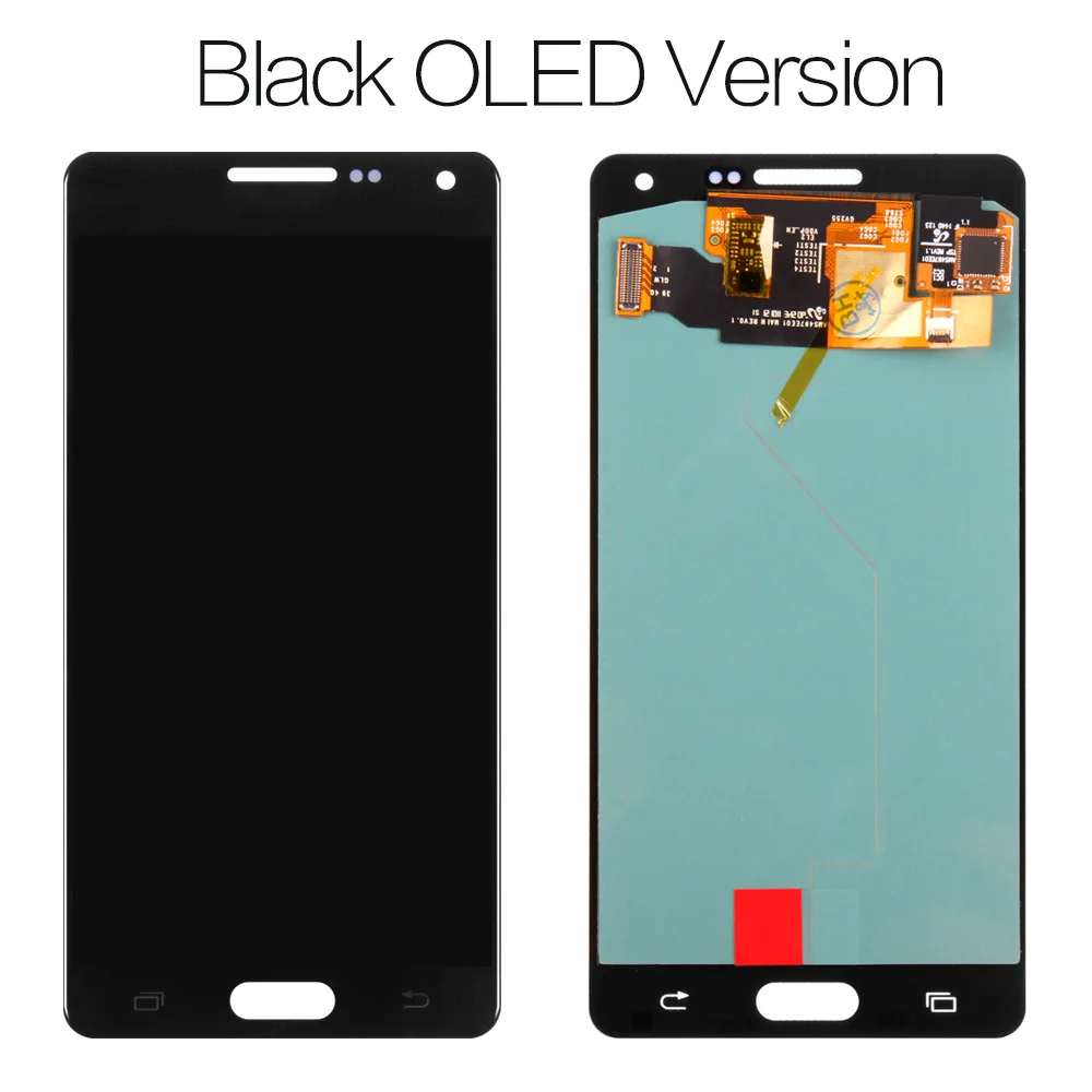 Black no Frame AMOLED ЖК дисплей для SAMSUNG Galaxy A5 дисплей сенсорный экран Замена для SAMSUNG Galaxy A5 A500FU A500 A500F A500M - Цвет: Black no Frame