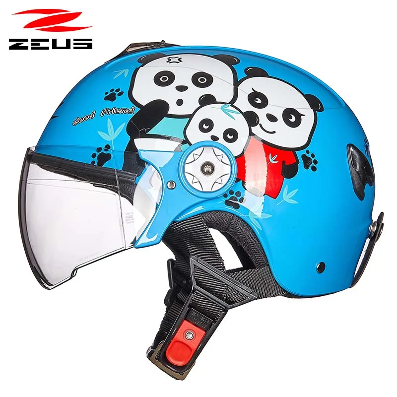 Детский мотоциклетный шлем loveliness с пандой для мальчиков и девочек|helmet for|zeus helmetzeus
