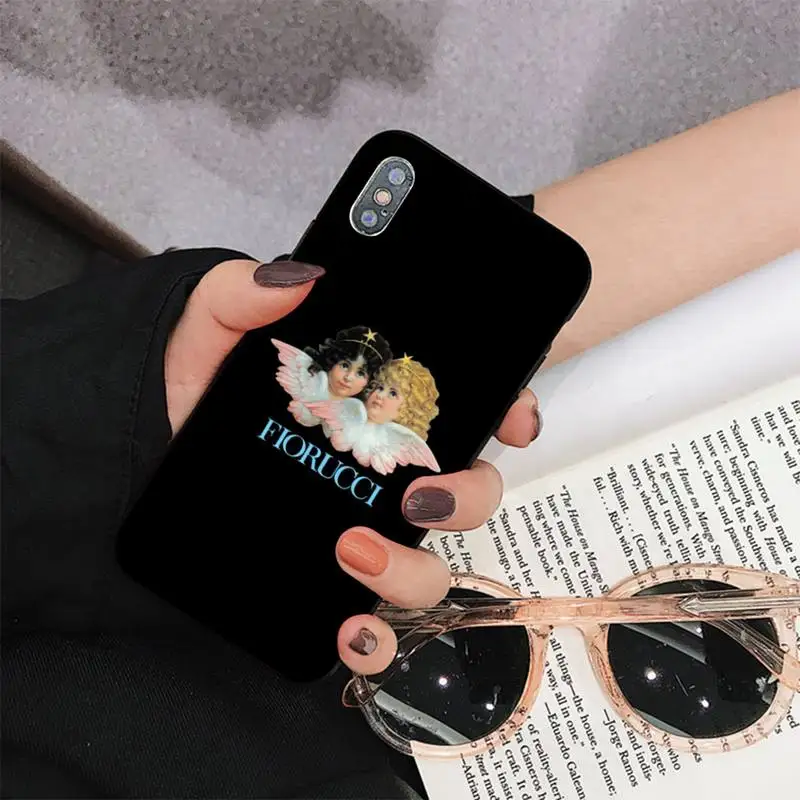 fiorucci angels Phone Case for iphone 13 8 7 6 6S Plus X 5S SE 2020 XR 11 12 pro XS MAX