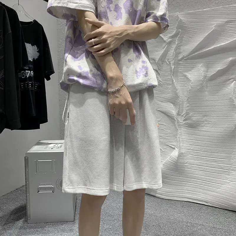 

Orange shorts women's summer loose casual sports wide leg pants