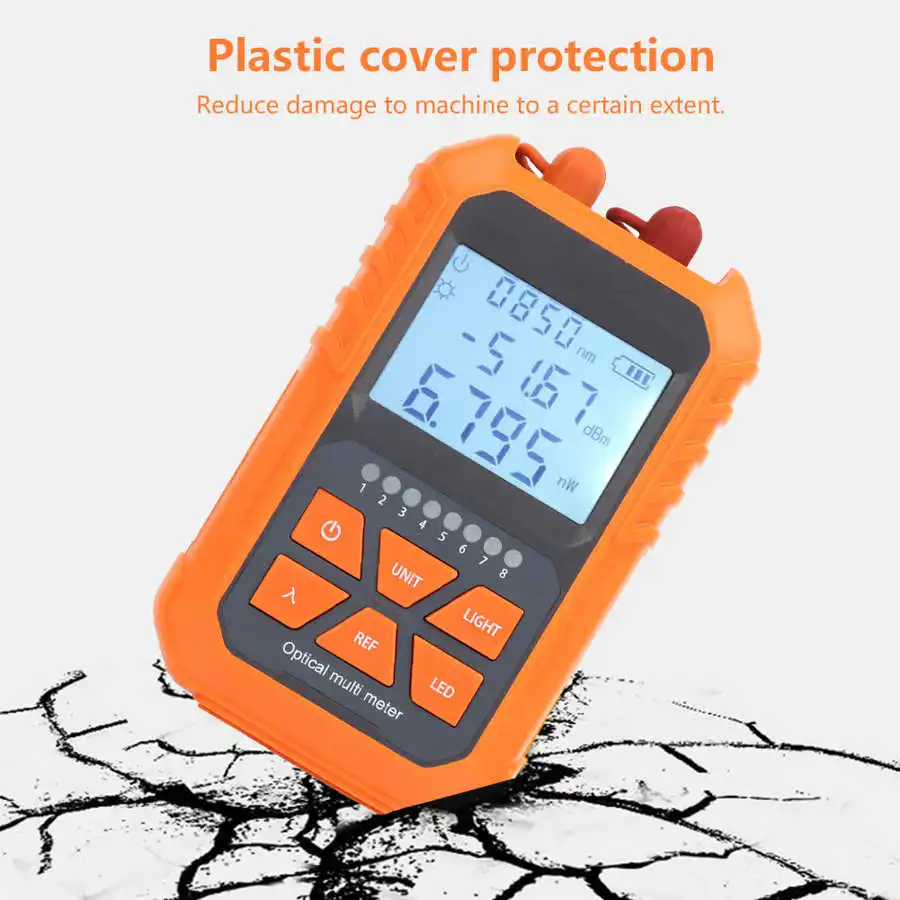 DC3 6V FC/SC/ST оптический измеритель мощности 70 до + 3 дБ Красный светильник тестер