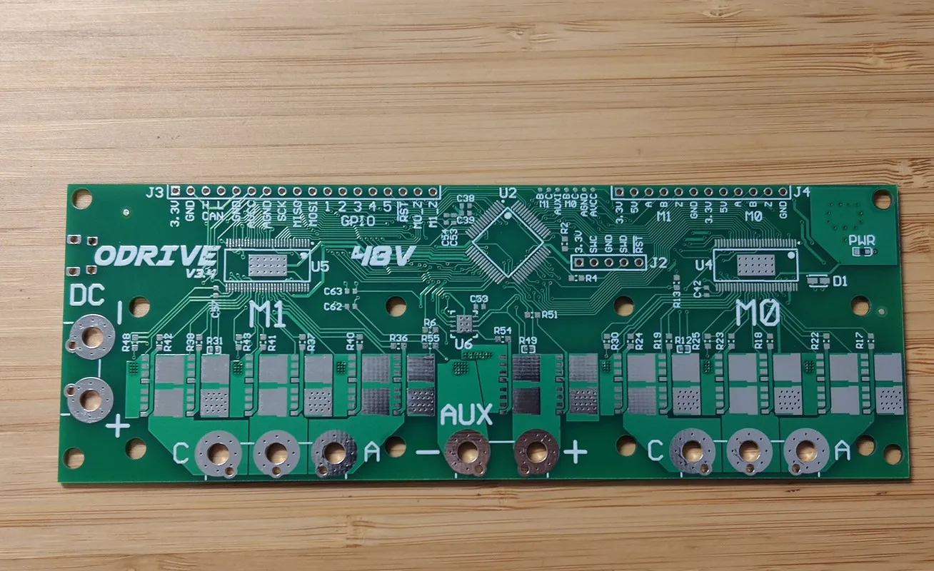 Oddrive BLDC FOC Hardware V3.4 48 V PCB | Инструменты