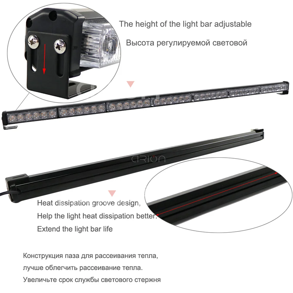 CIRION 12 48LED высокое Мощность мерцающий светильник пожарный мигает Полиция