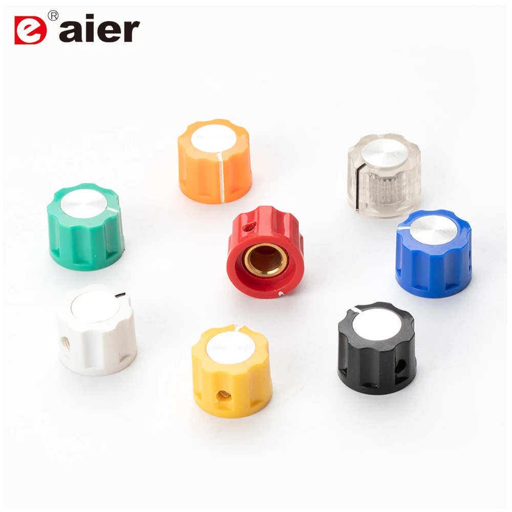 100 шт. маленькая цветная пластиковая ручка для гитары с алюминиевым верхом|guitar